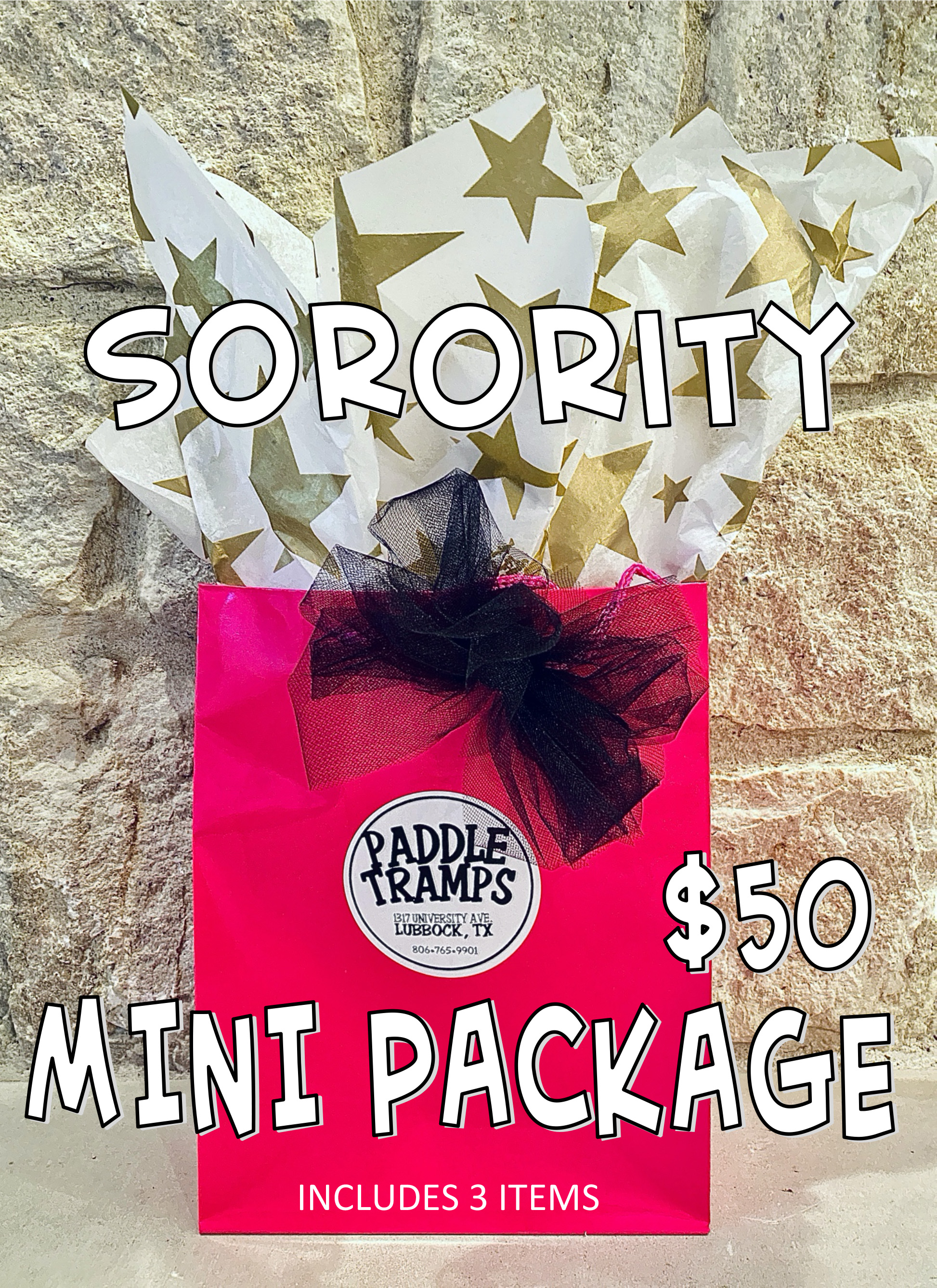 Paddle Tramps Mini Sorority Gift Pack