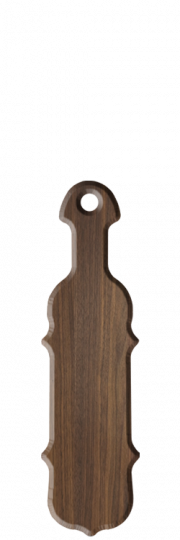 Greek Paddle | Small Walnut Mini Greek Paddle 300S-WAL | Paddle Tramps