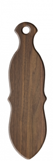 Greek Paddle | Large Walnut Mini Greek Paddle 310L-WAL | Paddle Tramps