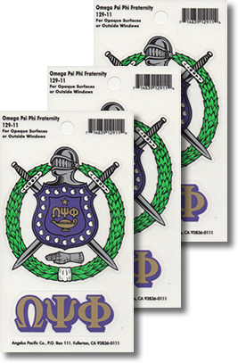 Omega Psi Phi Decals