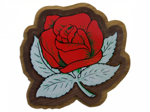 Alpha Omicron Pi (Rose) Decal Background
