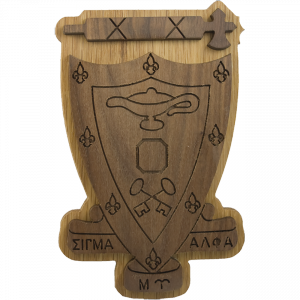 Sigma Alpha Mu Carved Background