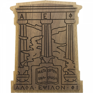 Alpha Epsilon Phi Carved Background