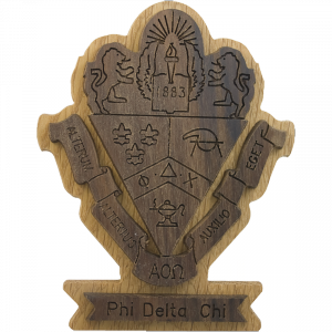 Phi Delta Chi Carved Background